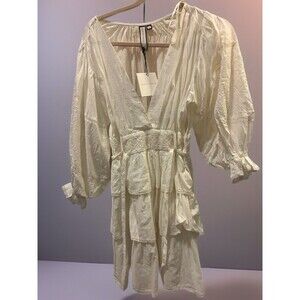 Scarlett Poppies Aria Simply White Dress - New With Tags - Size Small New